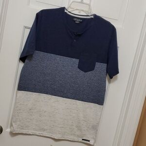 Ocean Current Striped tee - L